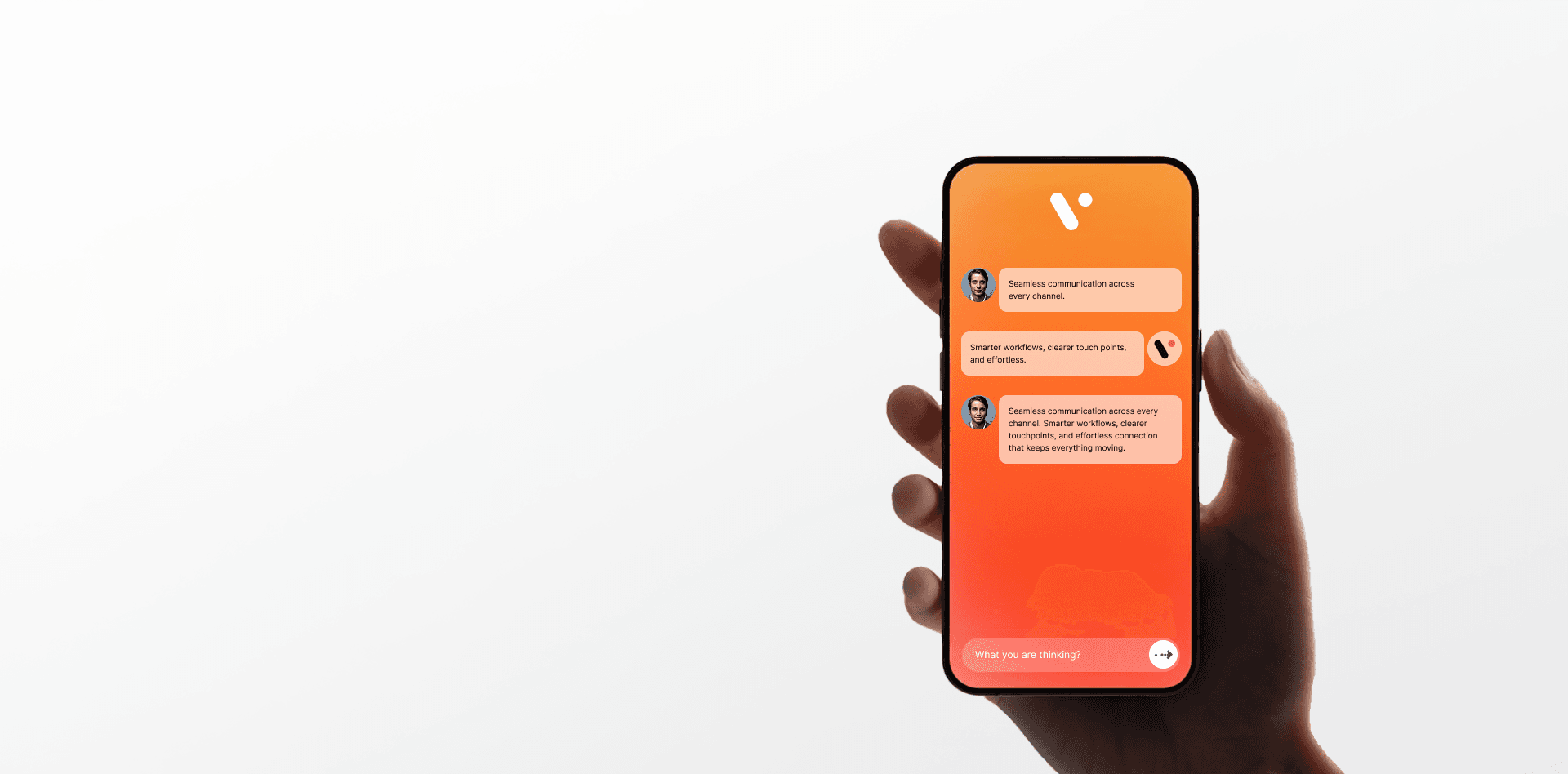 Subtle background image for benefits section